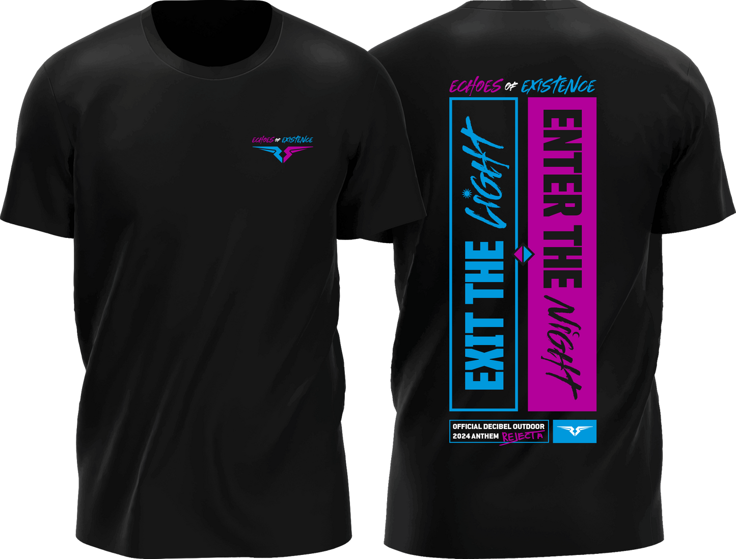 Echoes of Existence - Oversized T-Shirt (AVAILABLE AT DECIBEL OUTDOOR)