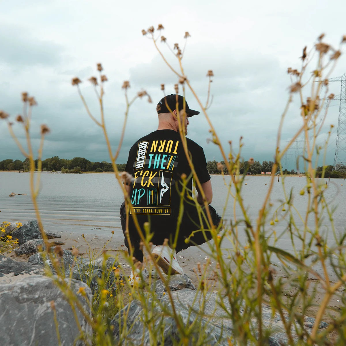 Turn The F Up - Oversized Shirt